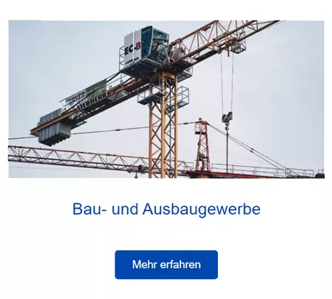 Baugewerbe Versicherungen 